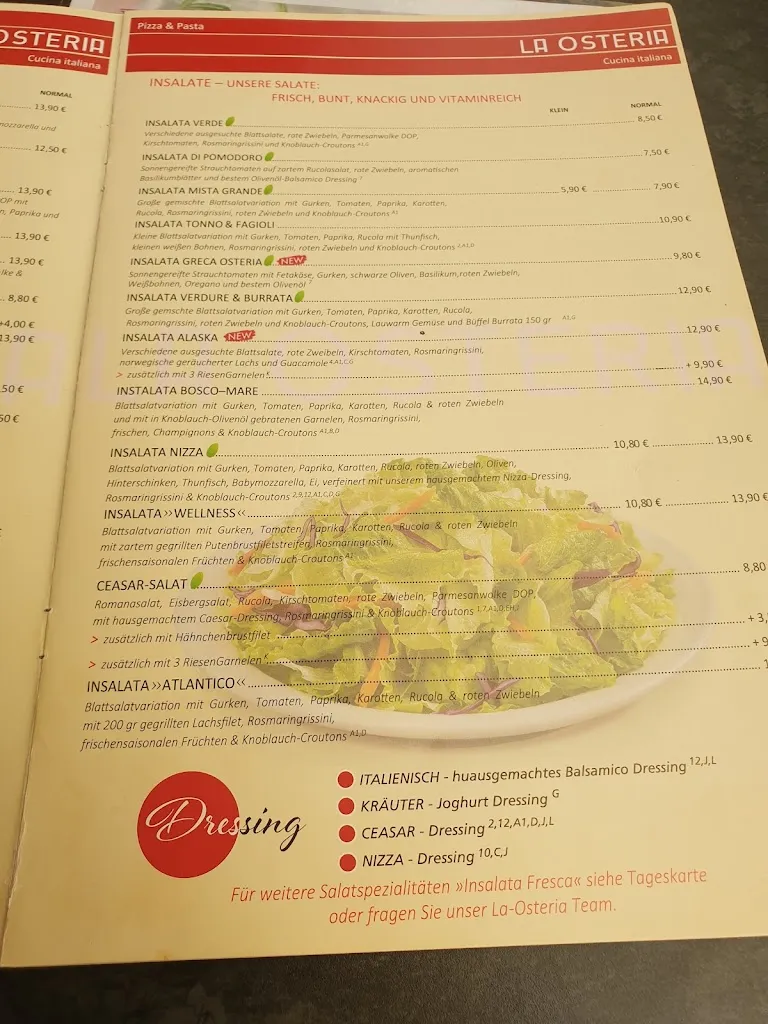 Menu_La Osteria Landshut_Landshut_image_3