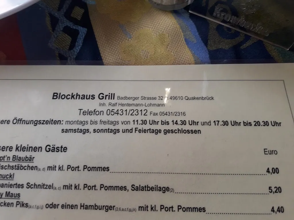 Menu_Blockhaus-Grill_Quakenbrück_immagine_1