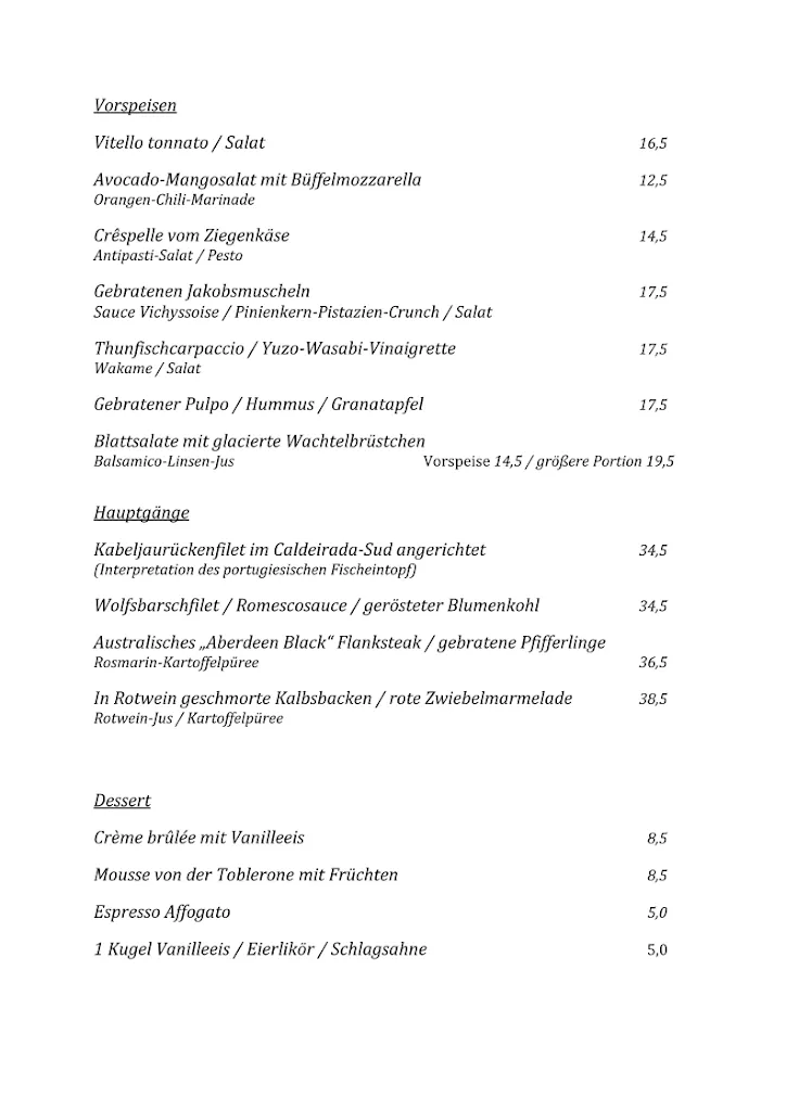 Menu_Das Kleine Restaurant_Quakenbrück_image_1