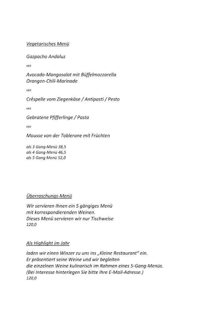 Menu_Das Kleine Restaurant_Quakenbrück_image_2