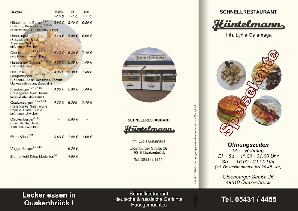 Menu_Schnellrestaurant Hüntelmann_Quakenbrück_image_2