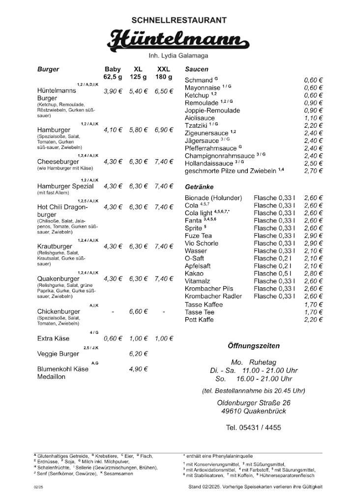 Menu_Schnellrestaurant Hüntelmann_Quakenbrück_image_3