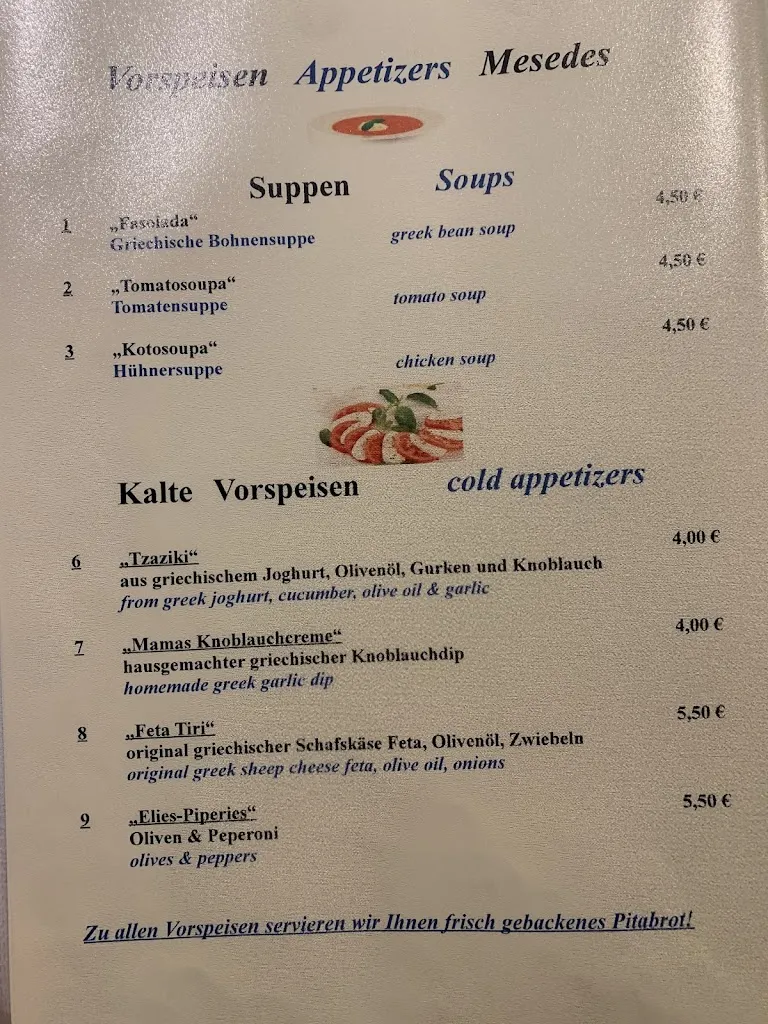 Menu_Grand Slam Angelo Griechisch Essen_Rastede_immagine_1