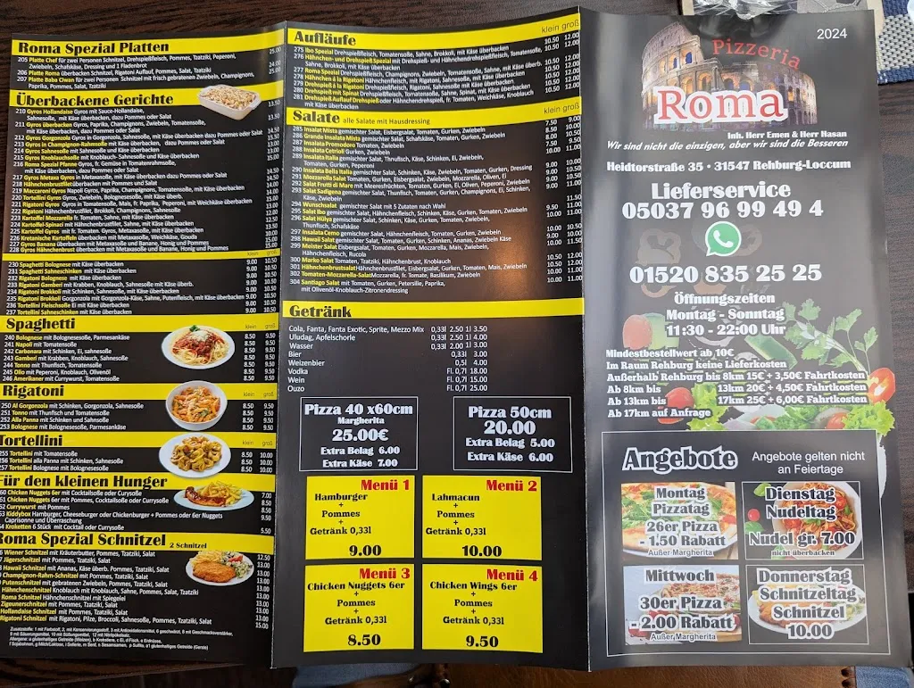 Menu_Pizzeria Roma Rehburg-Loccum_Rehburg-Loccum_image_2