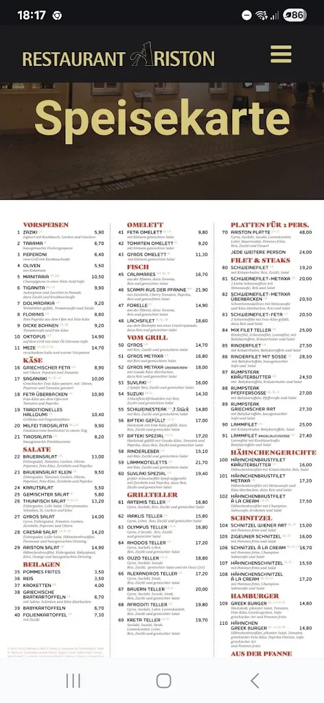 Menu_Ariston_Neuenkirchen-Vörden_image_1