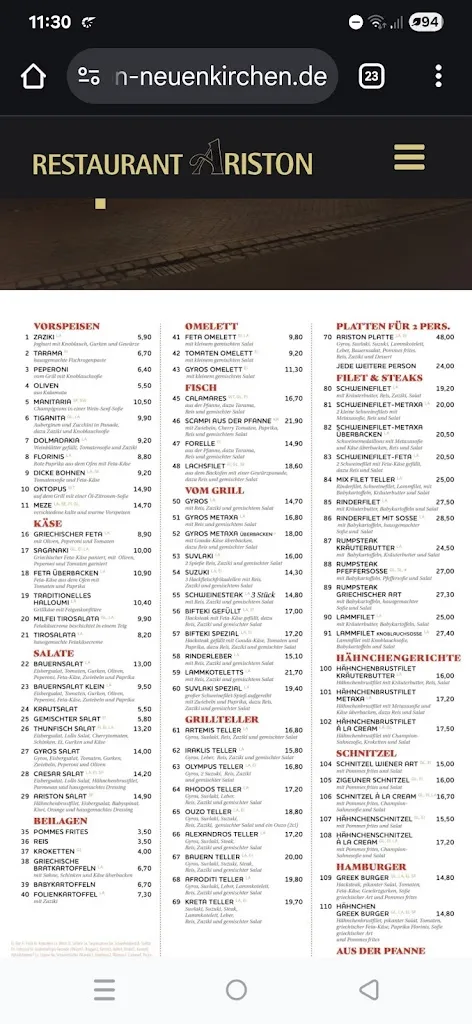 Menu_Ariston_Neuenkirchen-Vörden_image_2