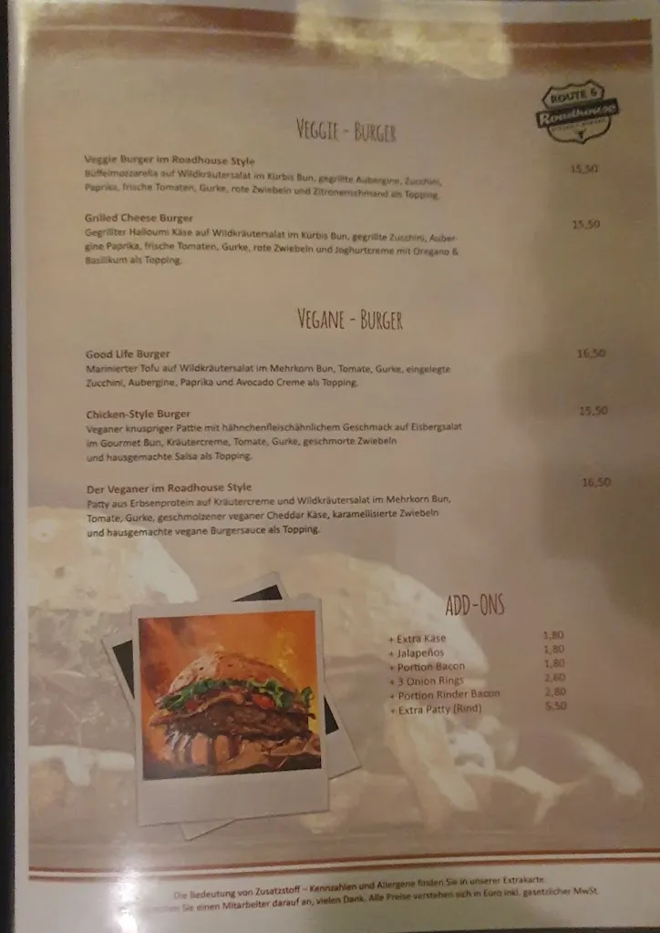Menu_Roadhouse Route 6_Weyhe_immagine_3