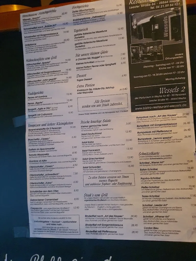 Menu_Restaurant Wessels_Weyhe_image_3