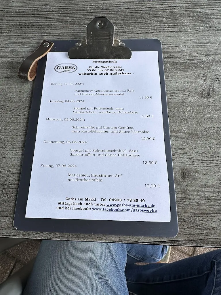Menu_Garbs am Markt_Weyhe_image_4