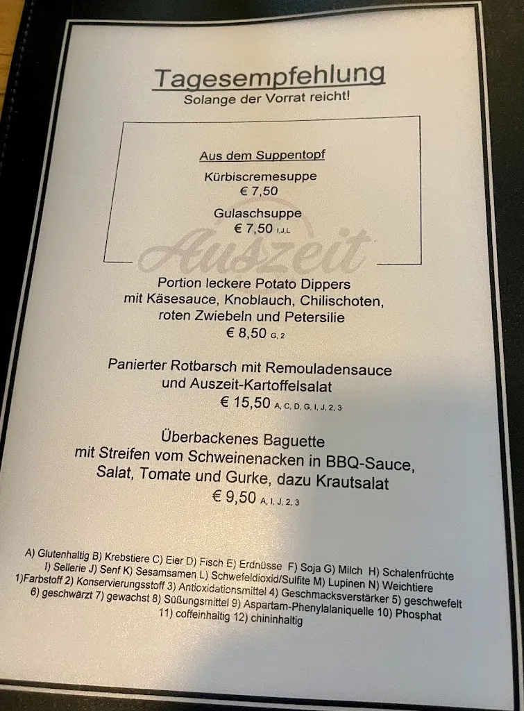 Menu_Restaurant „Auszeit Arsten“_Bremen_immagine_1