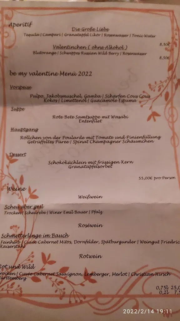 Menu_Restaurant Paschenburg_Rinteln_immagine_3