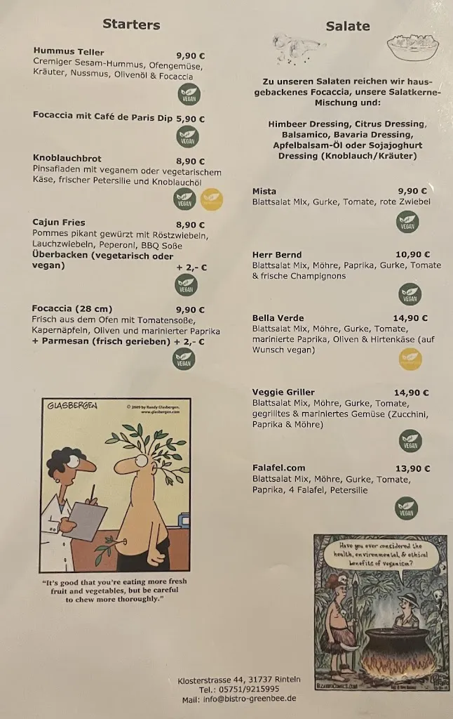 Menu_Bistro GreenBee_Rinteln_image_1