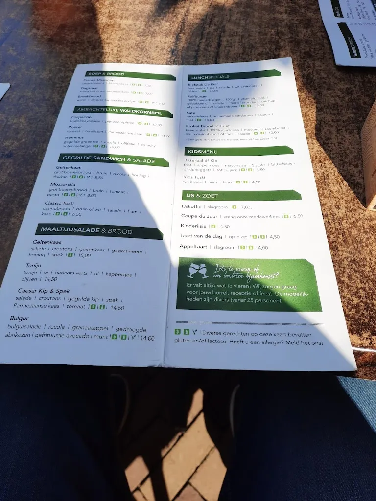Menu_Restaurant De Ruif_Netherlands_image_3