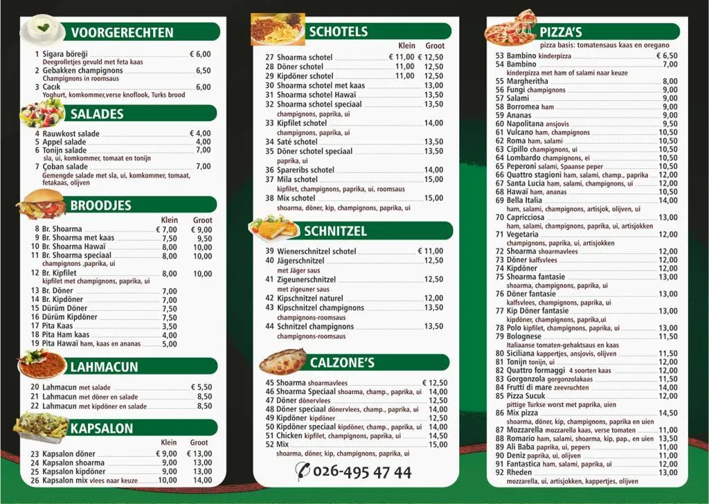 Menu_Bella Italia_Netherlands_immagine_1