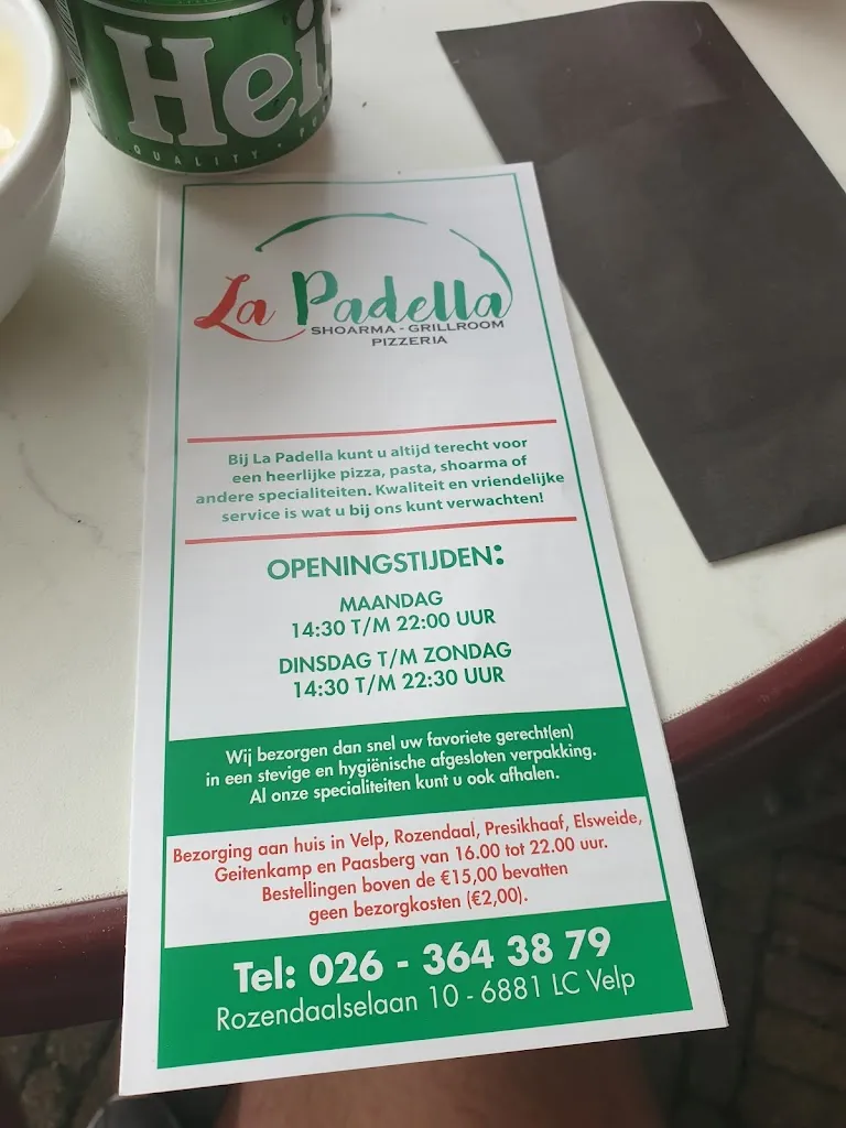 Menu_Restaurant La Padella_Netherlands_image_3