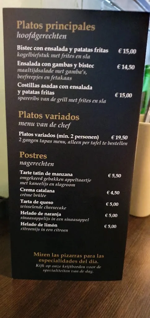 Menu_Tapasrestaurant La Casita_Netherlands_image_4