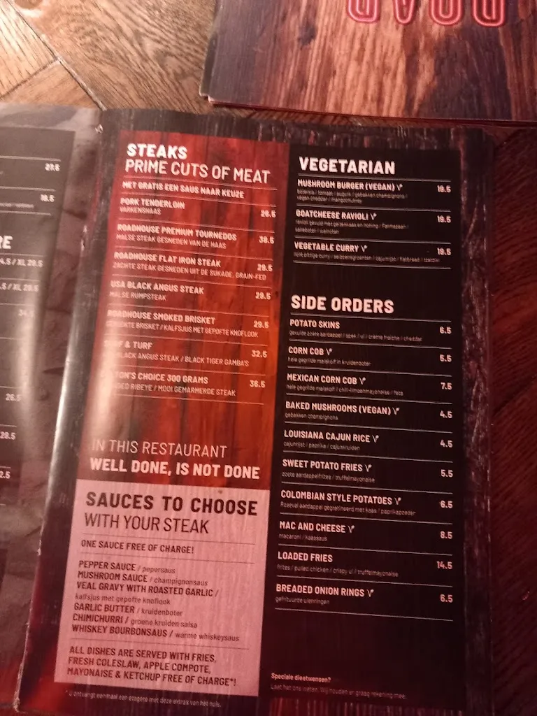 Menu_Roadhouse Arnhem Bar & Kitchen_Netherlands_image_4