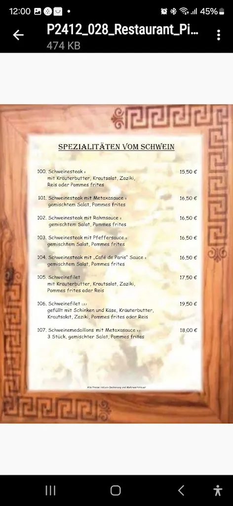 Menu_Restaurant Piräus_Sande_image_4