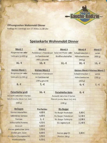 Menu_Gaucho Rodizio - Catering_Scheeßel_immagine_2