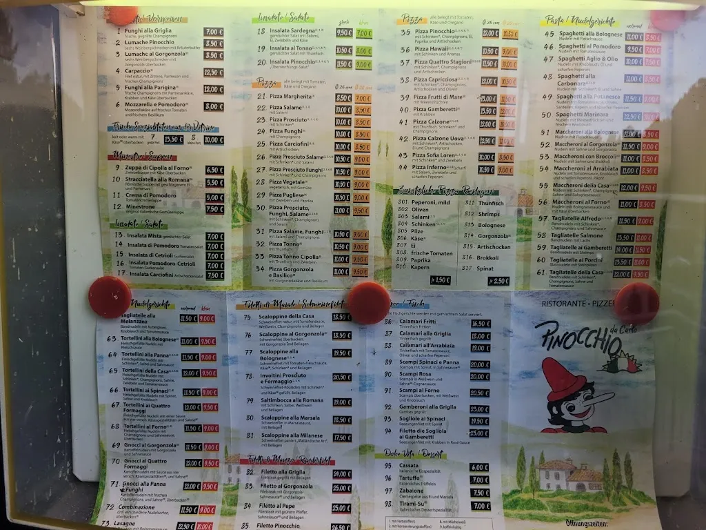 Menu_Ristorante Pizzeria - Pinocchio_Scheeßel_image_1