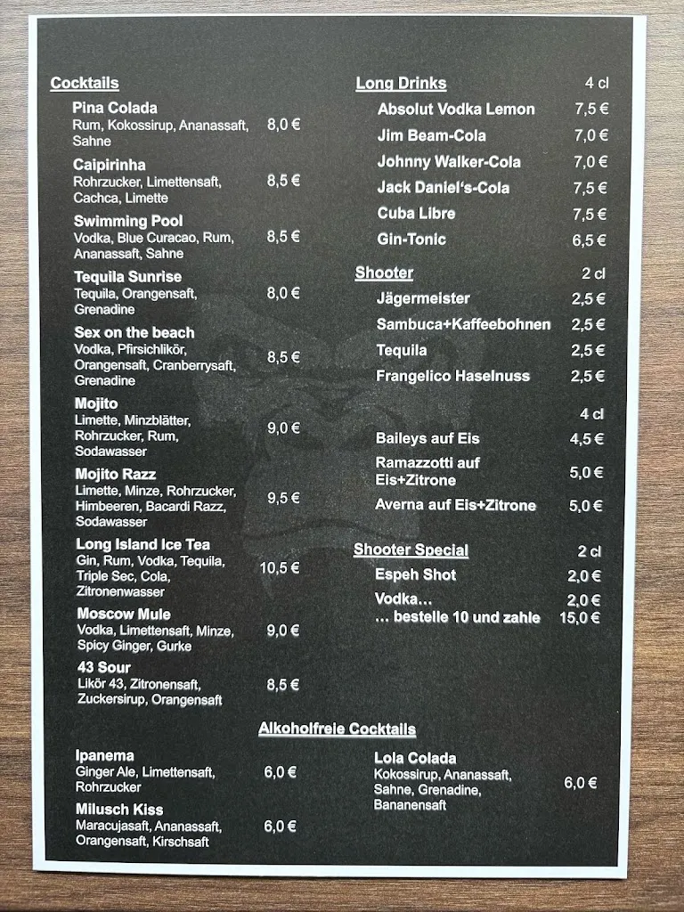 Menu_ESPEH - Restaurant Bar Biergarten_Sarstedt_immagine_3