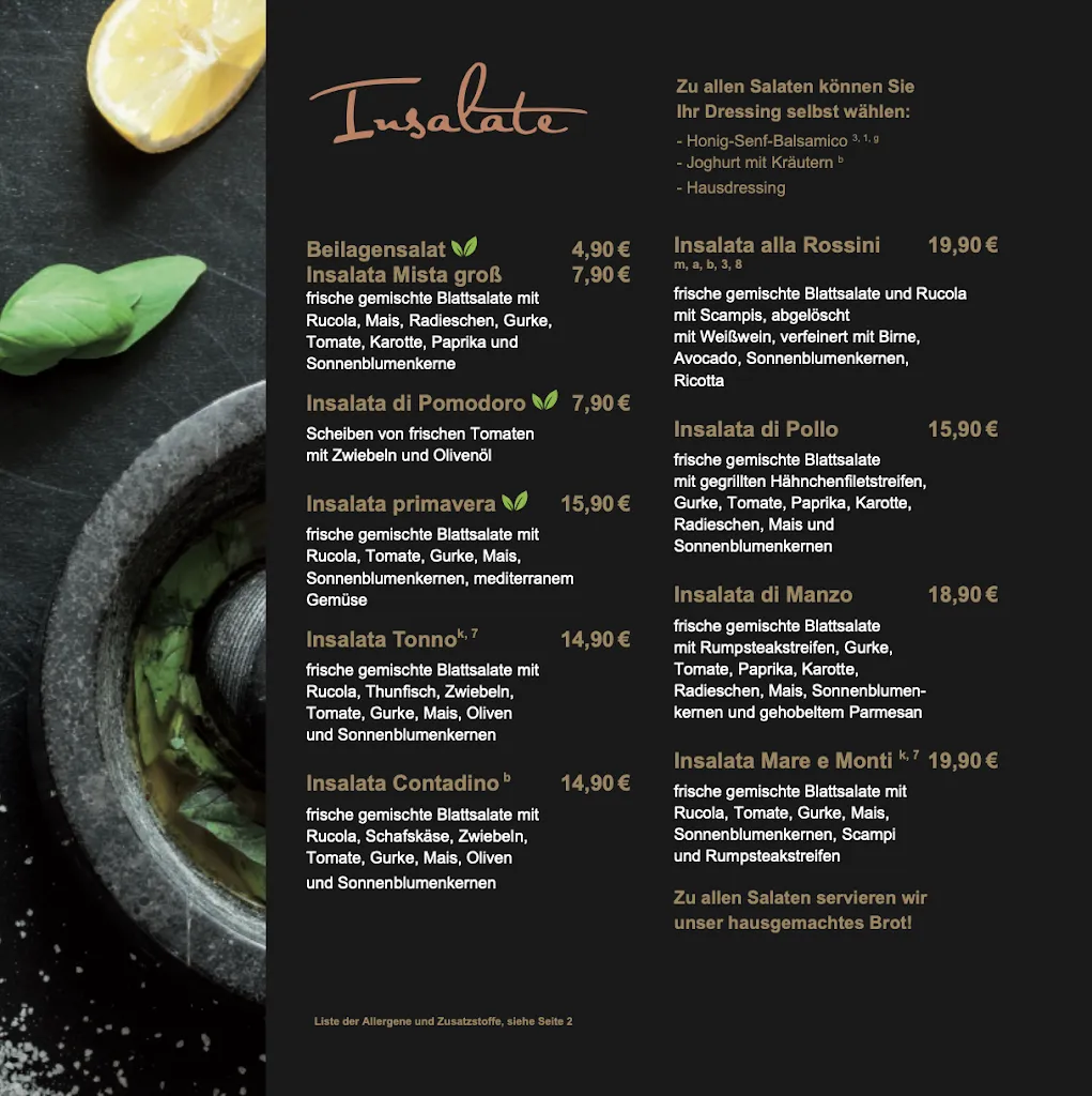 Menu_Rossini Ristorante by Buon Appetito | Italienisches Restaurant in Estenfeld_Estenfeld_immagine_3