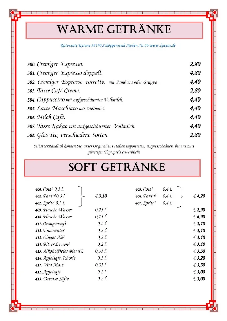 Menu_Restaurant Katané_Schöppenstedt_image_1