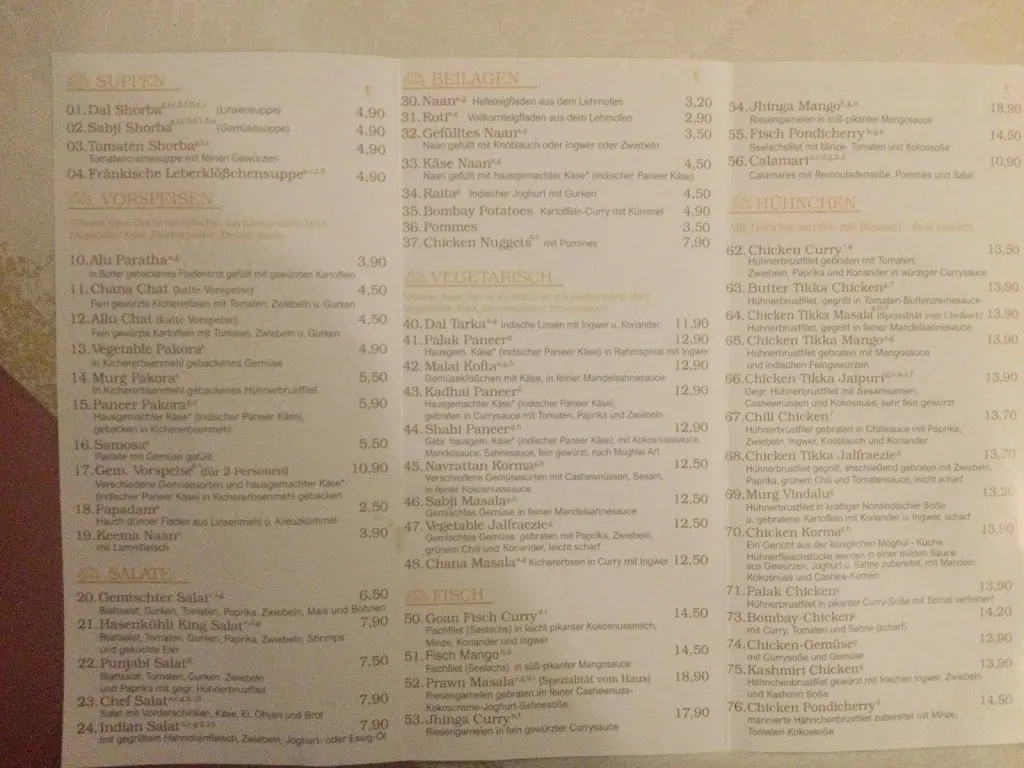 Menu_Hasenkühli Namaste India_Estenfeld_image_3