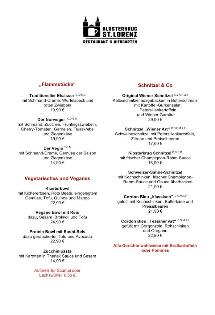 Menu_Restaurant Klosterkrug St.Lorenz_Schöningen_image_1