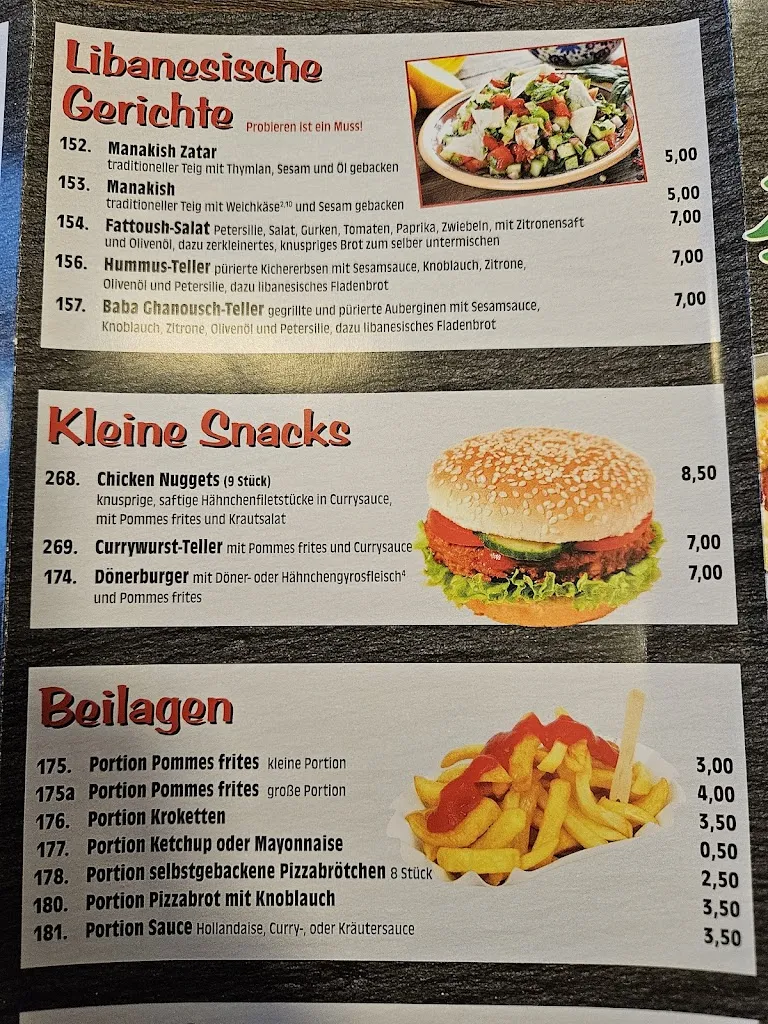 Menu_YA HALA Schnellrestaurant_Schortens_immagine_1