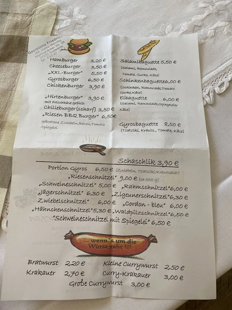 Menu_Gaststätten Friedrichs_Sudwalde_image_1