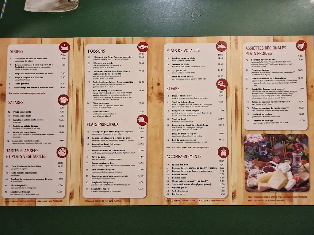 Menu_Vesperstube Unterkrummenhof_Schluchsee_immagine_1