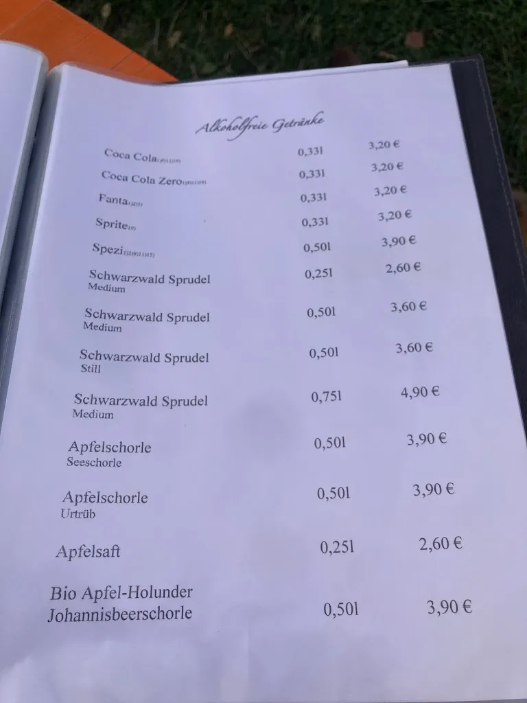 Menu_Vesperstube Unterkrummenhof_Schluchsee_immagine_3