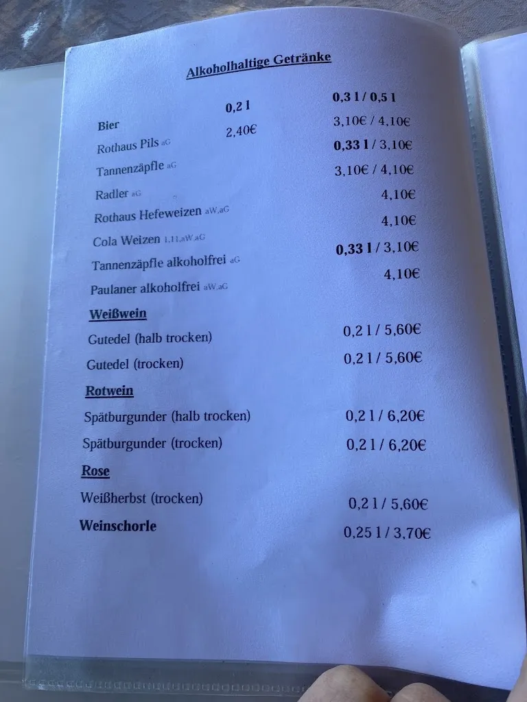 Menu_Café am See_Schluchsee_immagine_3