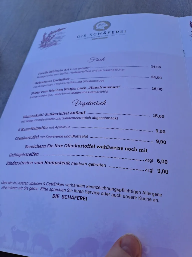 Menu_Restaurant DIE SCHÄFEREI_Schneverdingen_image_3