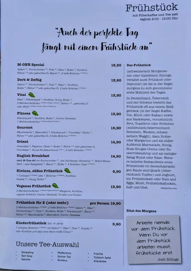Menu_M-ONE Cafe-Bar Restaurant Schneverdingen_Schneverdingen_image_3