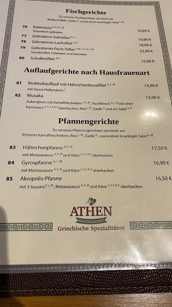 Menu_Restaurant Athen_Schneverdingen_immagine_1