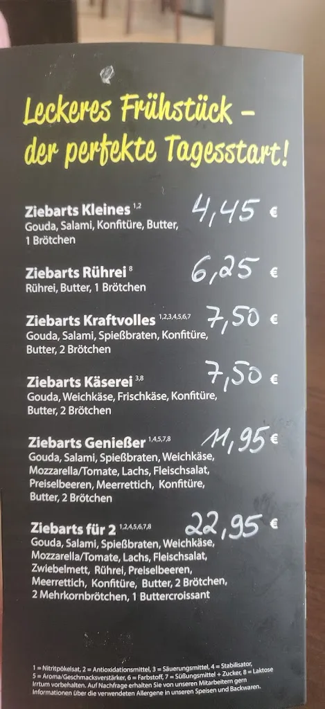 Menu_Elmbäckerei Ziebart, Inh.: Ulli Ziebart_Sickte_immagine_2