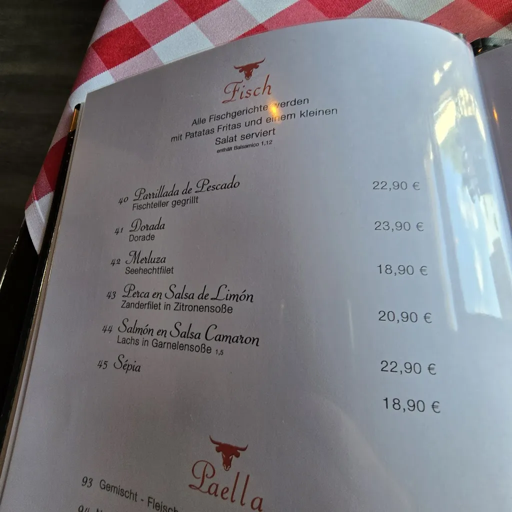 Menu_El Torero_Seelze_image_2