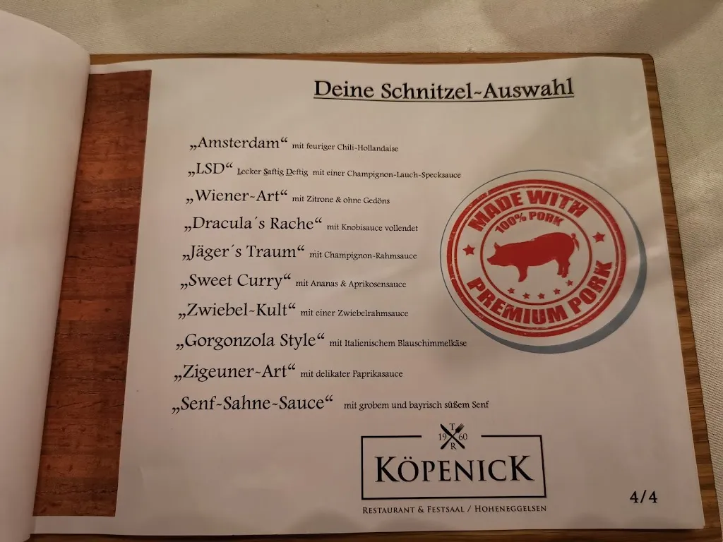 Menu_Restaurant Zum Köpenick_Söhlde_immagine_1