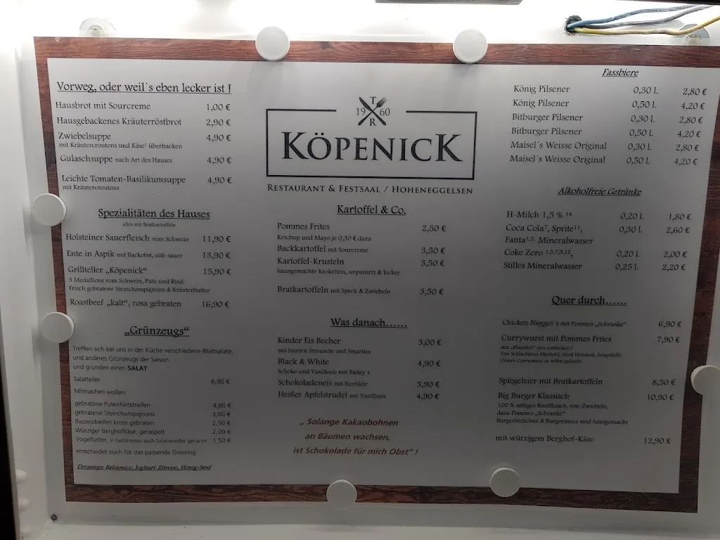 Menu_Restaurant Zum Köpenick_Söhlde_immagine_3
