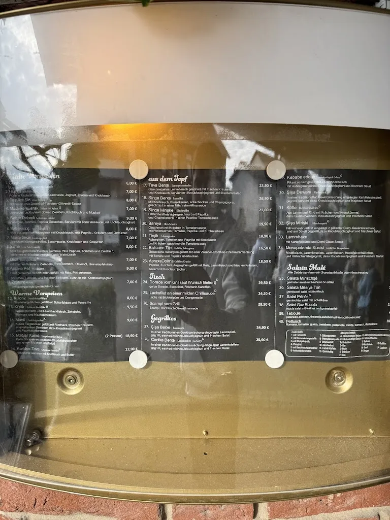 Menü_MESOPOTAMİA KÜCHE SEHNDE_Sehnde_Bild_1