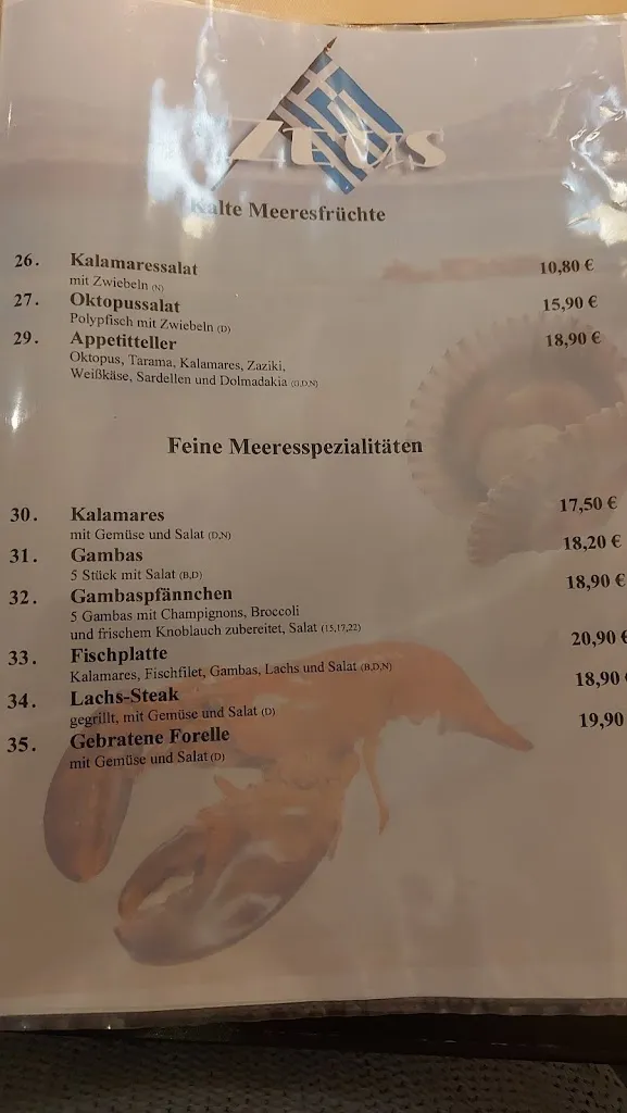 Menu_Restaurant Zeus_Sehnde_immagine_4