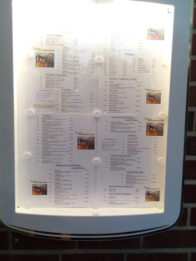 Menu_Gaststätte Montenegro - Ljubisav Novakov_Sögel_immagine_1