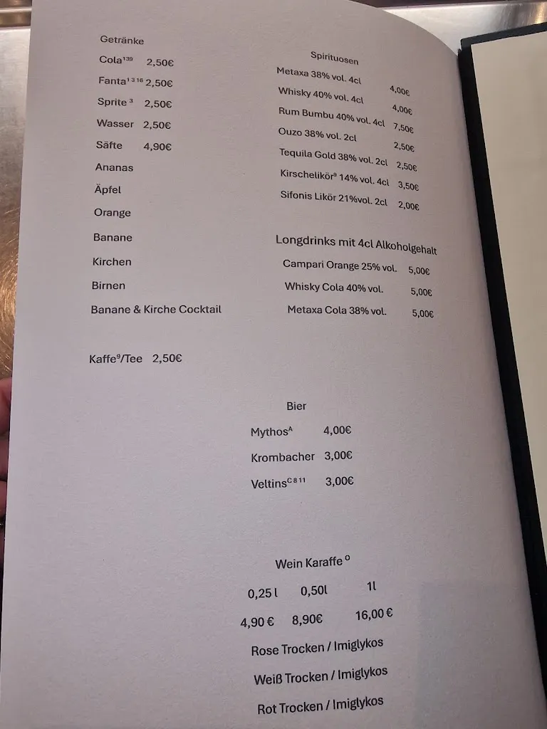 Menu_Aris Greek Haus_Sögel_image_1