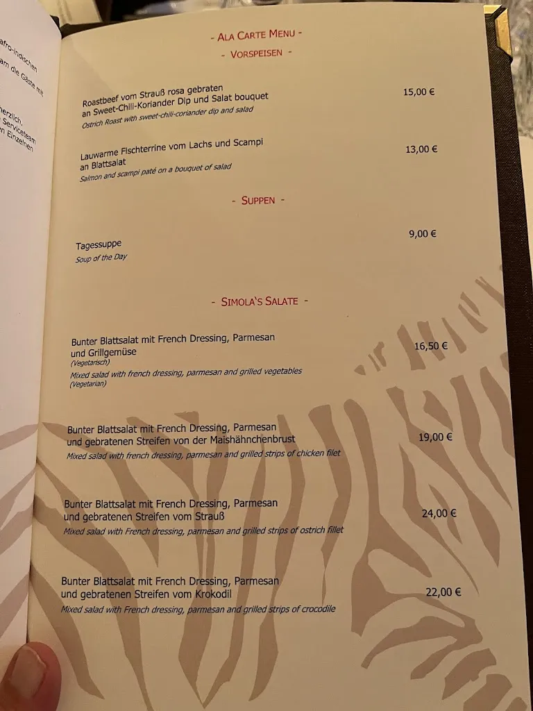 Menu_Simola Restaurant_Werlte_immagine_2