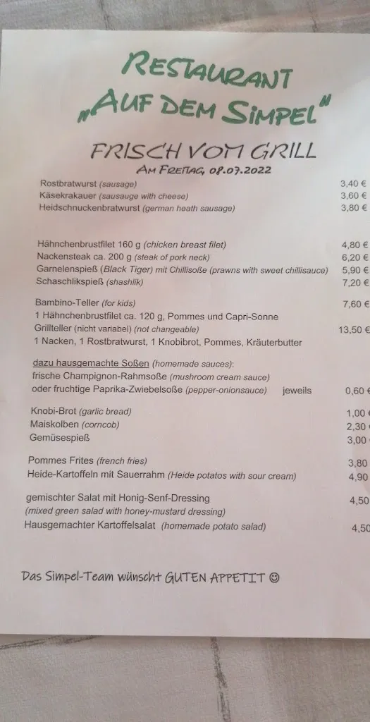 Menu_SB Gastronomie 
