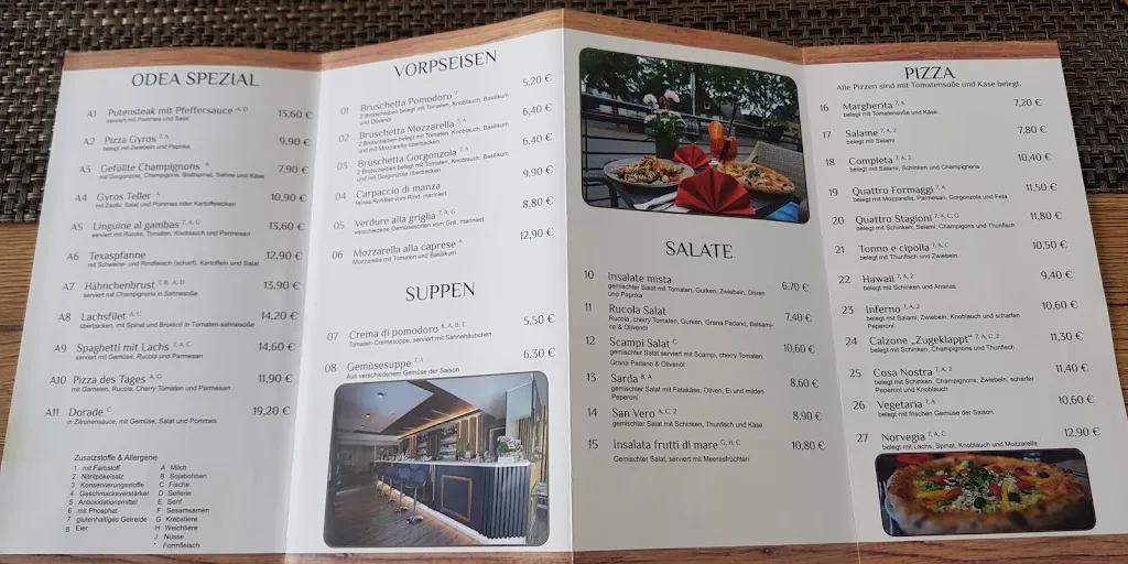 Menu_Restaurant Odea Soltau_Soltau_image_1