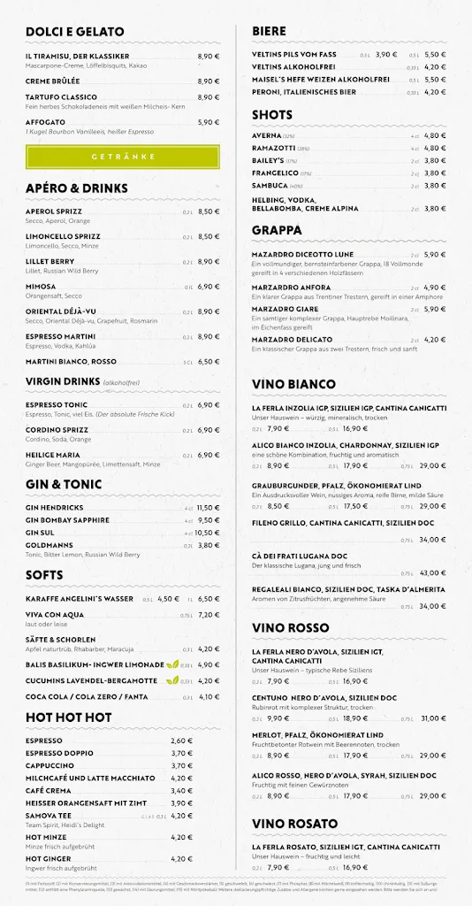 Menu_ANGELINI, der kleine Italiener_Sittensen_immagine_2