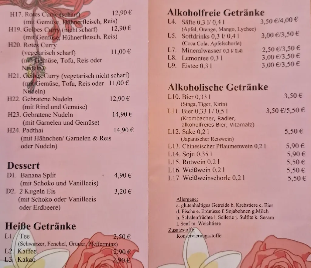 Menu_Asia Restaurant Warung Bali_Sittensen_immagine_1